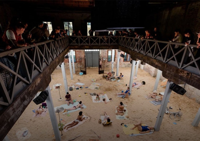 Aufnahme des litauischen Pavilions auf der Venedig-Biennale, https://www.labiennale.org/en/art/2019/national-participations/lithuania