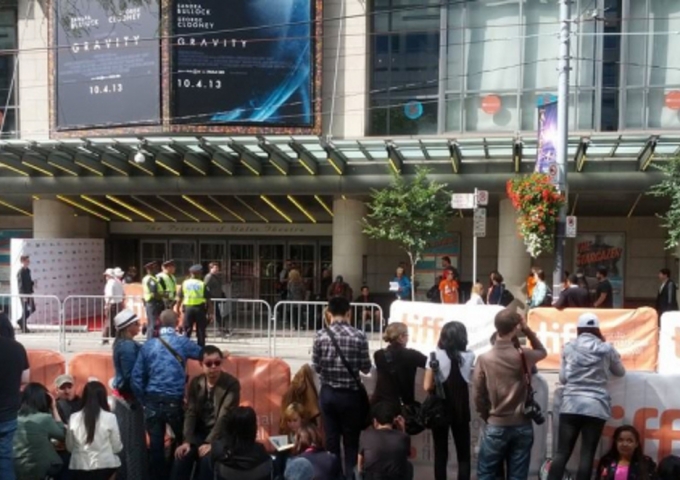 Fans awaiting arrival of celebrities at TIFF 2014